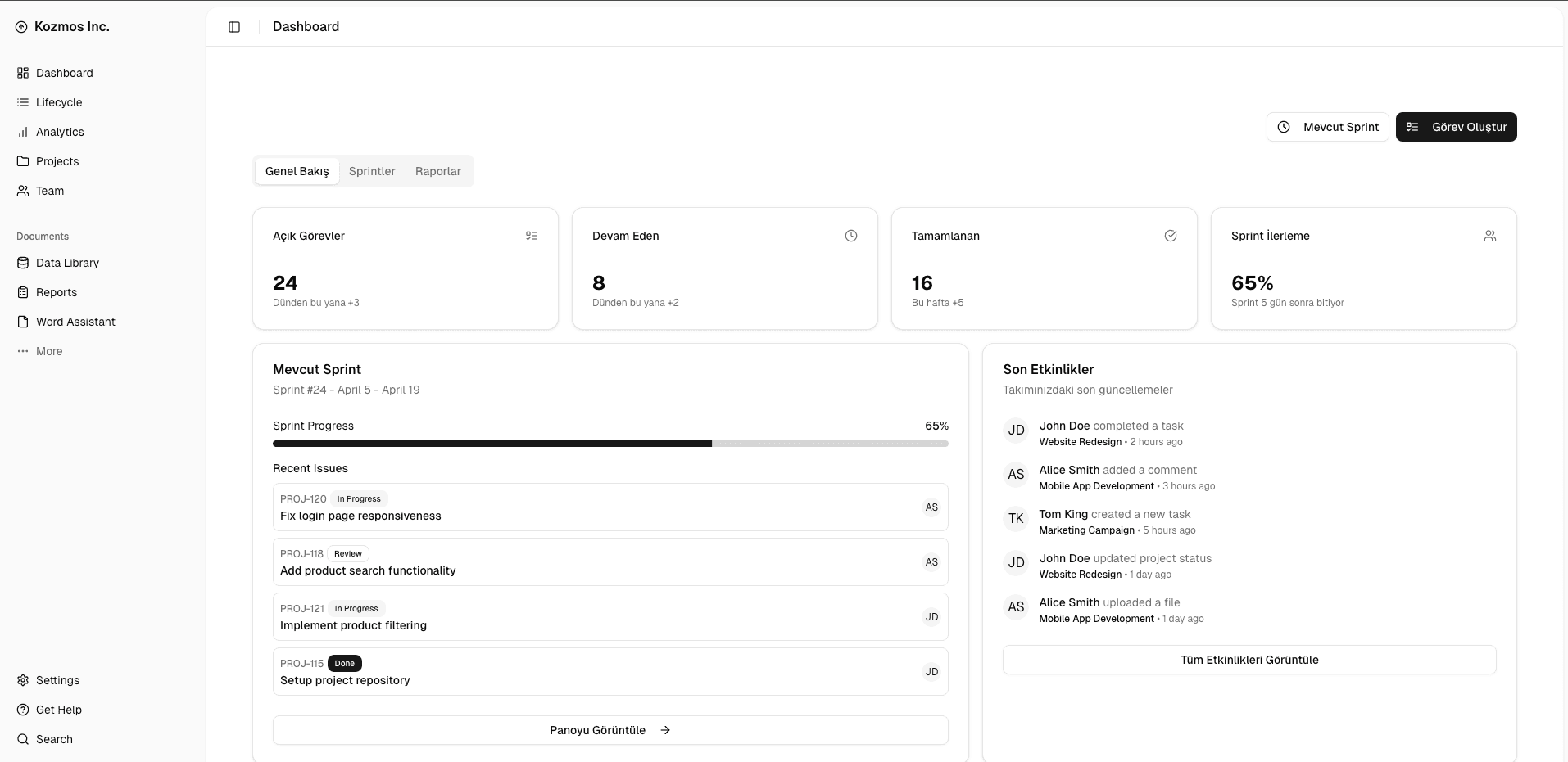 project-managment-dashboard